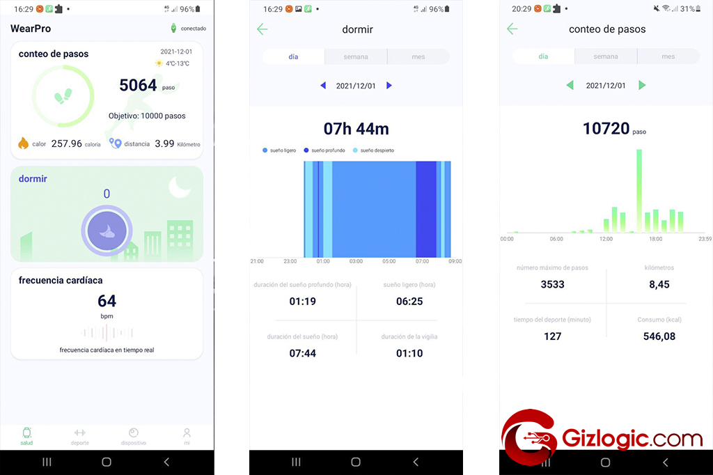 Datos almacenados en la app No.1 DT2
